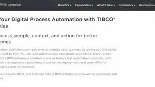 TIBCO BPM Enterprise screenshot