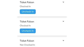 Ticket Falcon Online RSVP screenshot
