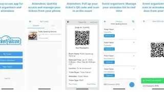 Ticket Falcon Online RSVP screenshot