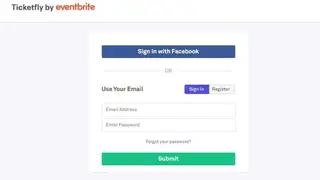 Ticketfly screenshot
