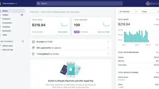 Tictail screenshot