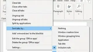 TidyTabs screenshot