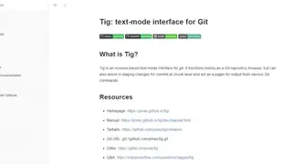 Tig screenshot