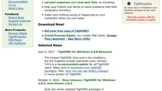TightVNC screenshot