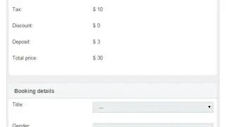 Time Slot Booking Calendar PHP screenshot