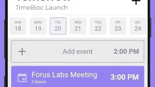 TimeBloc screenshot