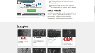 Timeline JS screenshot