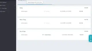 Timelogger screenshot
