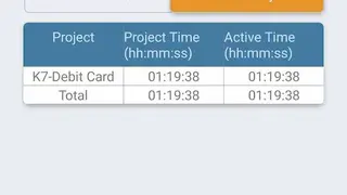 Timelogger screenshot