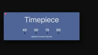 Timepiece screenshot
