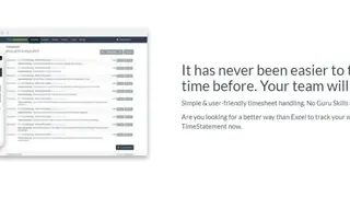 TimeStatement screenshot
