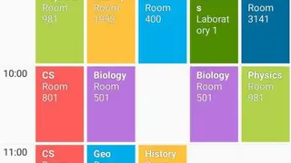 Timetable screenshot