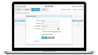 TimeTrade screenshot