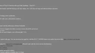 TinyCA screenshot