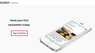 TinyLetter screenshot