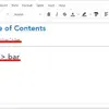 TinyMCE Table of Contents