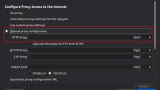 TinyProxy screenshot