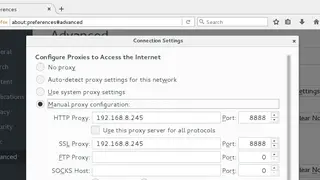 TinyProxy screenshot
