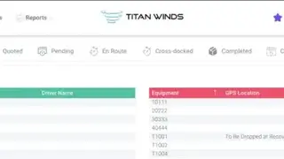 Titanwinds TMS screenshot