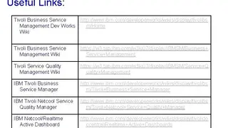 Tivoli Carrier NetCool VoIP Manager screenshot