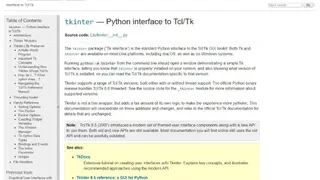 Tkinter screenshot