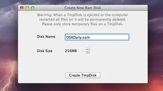 TmpDisk screenshot