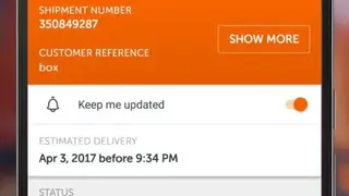 TNT – Tracking screenshot