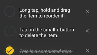 To-Do Items – to do list, checklist screenshot