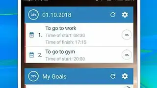 To Do List. Goal planner. Organizer. Task list screenshot