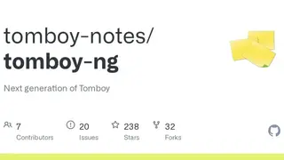 Tomboy screenshot