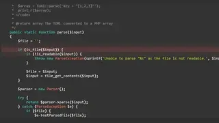 TOML screenshot