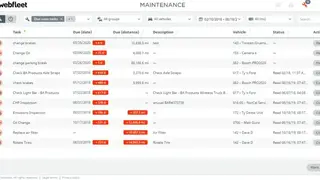 TomTom WEBFLEET screenshot
