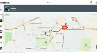 TomTom WEBFLEET screenshot