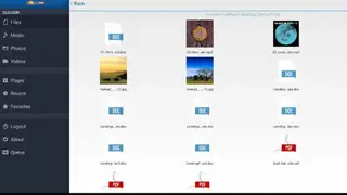 Tonido screenshot
