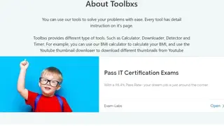 Toolbxs screenshot