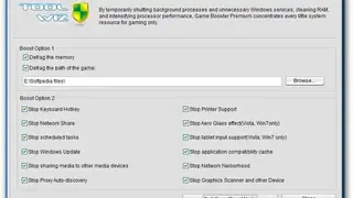 Toolwiz GameBoost screenshot