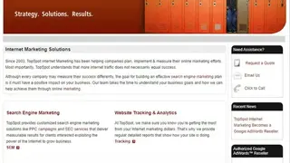 Top Spot Internet Marketing screenshot