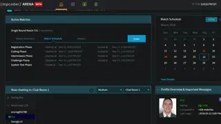 Topcoder screenshot