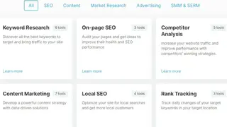 Topic Research by SEMrush screenshot