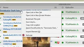 Torrent Galaxy screenshot