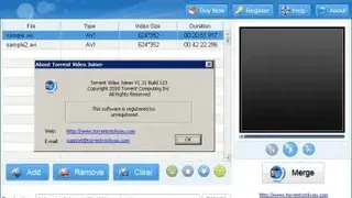 Torrent Video Joiner screenshot