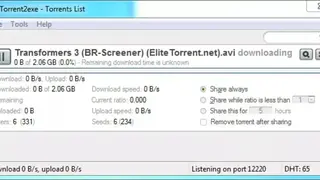 Torrent2exe screenshot