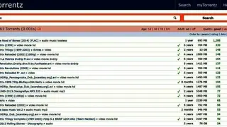Torrentz2 screenshot