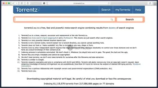 Torrentz2 screenshot