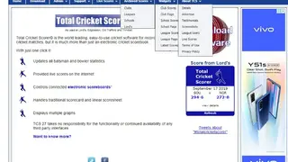 Total Cricket Scorer screenshot