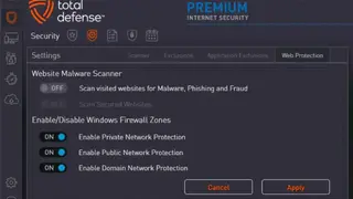 Total Defense Internet Security Suite screenshot
