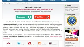 Total Video Downloader for Mac screenshot