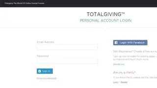 TotalGiving screenshot