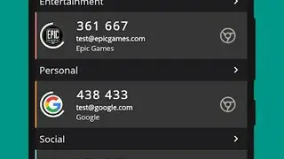 TOTP Authenticator screenshot