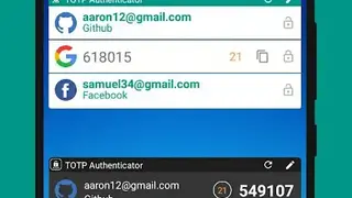 TOTP Authenticator screenshot